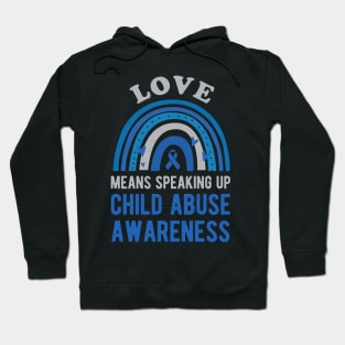 Child Abuse Awareness Prevention Month Hoodie